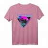 70er & 80er Jahre Santa Cruz California Strand T-Shirt mit Retro Sonnenuntergang - Perfekt für Sommerurlaub & Strandmode