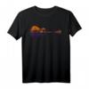 Guitar Lake Reflections Musik- und Guitar T-Shirt – Friedliches Landschaftsdesign für Musiker, Gitarristen & Naturliebhaber
