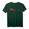 Guitar Lake Reflections Musik- und Guitar T-Shirt – Friedliches Landschaftsdesign für Musiker, Gitarristen & Naturliebhaber