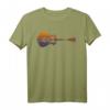 Guitar Lake Reflections Musik- und Guitar T-Shirt – Friedliches Landschaftsdesign für Musiker, Gitarristen & Naturliebhaber