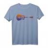Guitar Lake Reflections Musik- und Guitar T-Shirt – Friedliches Landschaftsdesign für Musiker, Gitarristen & Naturliebhaber