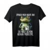 Sprich mich nicht an - Du hast schon genug Probleme T-Shirt mit Katzen Spruch, Sarkasmus & Ironie für Morgenmuffel, Schichtarbeiter & Teenager
