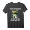 Sprich mich nicht an - Du hast schon genug Probleme T-Shirt mit Katzen Spruch, Sarkasmus & Ironie für Morgenmuffel, Schichtarbeiter & Teenager
