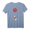 HapKitten Winnie the Pooh T-Shirt mit Floating Red Balloon – Offiziell lizenziertes Vintage Disney Shirt für Männer, Frauen, Jungen und Mädchen