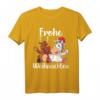 Frohe Weihnachten Einhorn Rentier T-Shirt - Perfekt für Heiligabend, Weihnachtszeit & festliche Stimmung