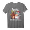 Frohe Weihnachten Einhorn Rentier T-Shirt - Perfekt für Heiligabend, Weihnachtszeit & festliche Stimmung