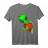 Alien UFO Kinder Damen T-Shirt - Klassisch geschnitten mit doppeltem Saum, perfekt für Science-Fiction Fans