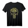 Marvel The Punisher Camo Skull Symbol Graphic T-Shirt - Lizenzierte Marvel Fanbekleidung für Superhelden- und Comic-Fans