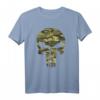 Marvel The Punisher Camo Skull Symbol Graphic T-Shirt - Lizenzierte Marvel Fanbekleidung für Superhelden- und Comic-Fans