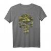 Marvel The Punisher Camo Skull Symbol Graphic T-Shirt - Lizenzierte Marvel Fanbekleidung für Superhelden- und Comic-Fans