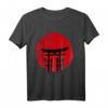 HapKitten T-Shirt mit roter Sonne und Graphic Design - Perfektes Geschenk für Geburtstag Partys