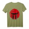 HapKitten T-Shirt mit roter Sonne und Graphic Design - Perfektes Geschenk für Geburtstag Partys