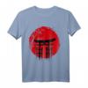 HapKitten T-Shirt mit roter Sonne und Graphic Design - Perfektes Geschenk für Geburtstag Partys