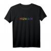 HUMAN Flag - LGBT Gay Pride Monat T-Shirt für Liebe, Akzeptanz und Vielfalt in der Gesellschaft