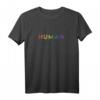 HUMAN Flag - LGBT Gay Pride Monat T-Shirt für Liebe, Akzeptanz und Vielfalt in der Gesellschaft