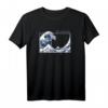 The Great Fibonacci Wave T-Shirt – Geometrisches Design mit japanischer Welle, Fibonacci und Spiralmustern für Wissenschafts- und Kunstliebhaber