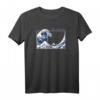 The Great Fibonacci Wave T-Shirt – Geometrisches Design mit japanischer Welle, Fibonacci und Spiralmustern für Wissenschafts- und Kunstliebhaber