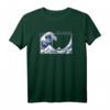 The Great Fibonacci Wave T-Shirt – Geometrisches Design mit japanischer Welle, Fibonacci und Spiralmustern für Wissenschafts- und Kunstliebhaber