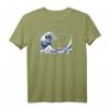 The Great Fibonacci Wave T-Shirt – Geometrisches Design mit japanischer Welle, Fibonacci und Spiralmustern für Wissenschafts- und Kunstliebhaber