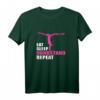 Eat Sleep Handstand Repeat Turnen Geschenkidee Mädchen T-Shirt – Perfekt für Geburtstage & Weihnachten für Turnerinnen & Frauen