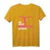Eat Sleep Handstand Repeat Turnen Geschenkidee Mädchen T-Shirt – Perfekt für Geburtstage & Weihnachten für Turnerinnen & Frauen