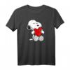 HapKitten T-Shirt für Männer mit Valentine Snoopy Liebe - Offiziell lizenziertes Graphic Artwork