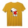 HapKitten T-Shirt für Männer mit Valentine Snoopy Liebe - Offiziell lizenziertes Graphic Artwork