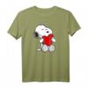HapKitten T-Shirt für Männer mit Valentine Snoopy Liebe - Offiziell lizenziertes Graphic Artwork
