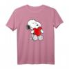 HapKitten T-Shirt für Männer mit Valentine Snoopy Liebe - Offiziell lizenziertes Graphic Artwork