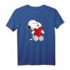 HapKitten T-Shirt für Männer mit Valentine Snoopy Liebe - Offiziell lizenziertes Graphic Artwork