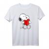HapKitten T-Shirt für Männer mit Valentine Snoopy Liebe - Offiziell lizenziertes Graphic Artwork