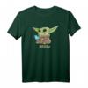 Star Wars The Mandalorian Grogu Blue Macaron T-Shirt - Official The Child Merchandise for Men, Women, Boys & Girls