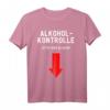 Alkoholkontrolle - Bitte hier blasen T-Shirt für JGA, Mallorca und Mannschaftstour – Lustiges Party-Shirt für Urlaub und Feierlichkeiten