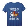 Zuhause ist wo meine Hühner sind Landwirt Huhn T-Shirt – Lustiges Geschenk für Bauern, Hühnerliebhaber & Dorf-Fans zu Weihnachten & Geburtstag