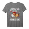 Zuhause ist wo meine Hühner sind Landwirt Huhn T-Shirt – Lustiges Geschenk für Bauern, Hühnerliebhaber & Dorf-Fans zu Weihnachten & Geburtstag