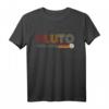 PLUTO T-Shirt mit Planeten und Galaxie - Retro Vintage Design, klassisch geschnitten, langlebig mit doppelt genähtem Saum