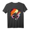 My Little Pony Rainbow Dash Big Face T-Shirt – Offiziell lizenziertes Fan-Shirt für Kinder und Erwachsene als Geschenk