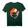My Little Pony Rainbow Dash Big Face T-Shirt – Offiziell lizenziertes Fan-Shirt für Kinder und Erwachsene als Geschenk