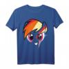 My Little Pony Rainbow Dash Big Face T-Shirt – Offiziell lizenziertes Fan-Shirt für Kinder und Erwachsene als Geschenk