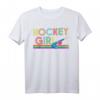 Feldhockey Retro Hockey Mädchen T-Shirt - Lustiges Geschenk für Hockeyspielerinnen & Fanartikel
