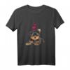 Shirt mit Yorkshire Terrier Hund und Herz - Lustiges Hundemotiv T-Shirt für Hundeliebhaber, Hundemamas & Papas, perfekt für Gassi-Gänge