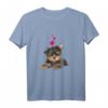 Shirt mit Yorkshire Terrier Hund und Herz - Lustiges Hundemotiv T-Shirt für Hundeliebhaber, Hundemamas & Papas, perfekt für Gassi-Gänge