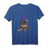 Shirt mit Yorkshire Terrier Hund und Herz - Lustiges Hundemotiv T-Shirt für Hundeliebhaber, Hundemamas & Papas, perfekt für Gassi-Gänge