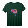 Buntes Gehirnliebeswissenschaft Mensch Anatomie Gehirn T-Shirt – Perfektes Geschenk für Medizinstudenten, Biologiestudenten & Wissenschaftsliebhaber
