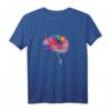 Buntes Gehirnliebeswissenschaft Mensch Anatomie Gehirn T-Shirt – Perfektes Geschenk für Medizinstudenten, Biologiestudenten & Wissenschaftsliebhaber