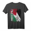 PALÄSTINA Flagge T-Shirt für Damen, Herren & Kinder – Klassisch geschnitten, doppelt genähter Saum für Solidarität und Unterstützung