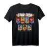 Star Trek Original Series Crew Retro Rainbow Graphic T-Shirt - Officially Licensed Sci-Fi Merchandise für Fans