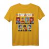 Star Trek Original Series Crew Retro Rainbow Graphic T-Shirt - Officially Licensed Sci-Fi Merchandise für Fans
