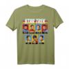 Star Trek Original Series Crew Retro Rainbow Graphic T-Shirt - Officially Licensed Sci-Fi Merchandise für Fans