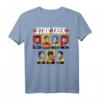 Star Trek Original Series Crew Retro Rainbow Graphic T-Shirt - Officially Licensed Sci-Fi Merchandise für Fans